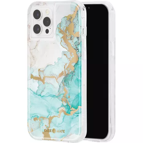 Carcasa Case-Mate Prints para el iPhone 12 Pro Max - Ocean Marble