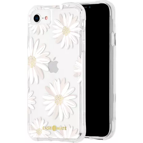 Case-Mate Print Case for iPhone SE (3rd Gen)/SE (2020) - Glitter Daisies undefined image 1 of 1 