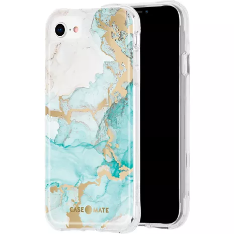 Case-Mate Print Case for iPhone SE (3rd Gen)/SE (2020)/8/7 - Ocean Marble