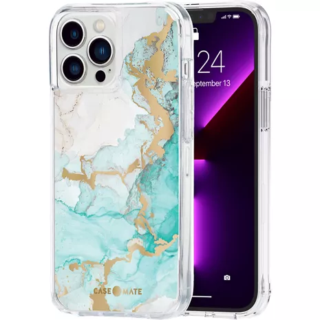 Case-Mate Prints Case for iPhone 13 Pro Max - Ocean Marble