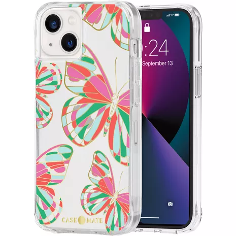 Case-Mate Prints Case for iPhone 13 - Butterflies