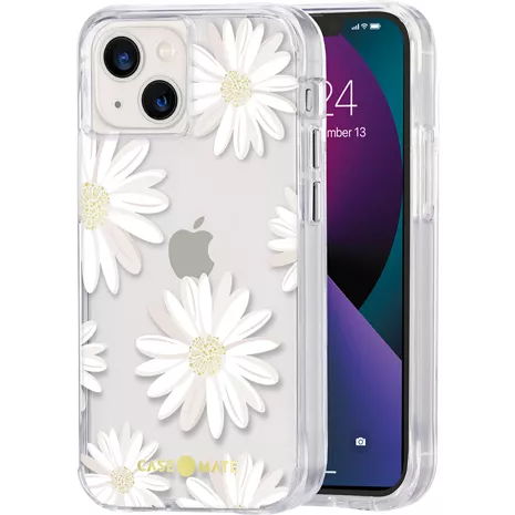 Case-mate Funda Prints para el iPhone 13 mini - Glitter Daisies