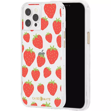 Case-Mate Prints Case for iPhone 12/iPhone 12 Pro - Strawberry Jam