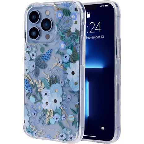 Rifle Paper Co. Funda para el iPhone 13 Pro - Garden Party Blue