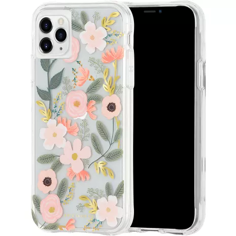 Case-Mate Rifle Paper Co. Funda Eco Collection para el iPhone 11 Pro - Clear Wildflowers
