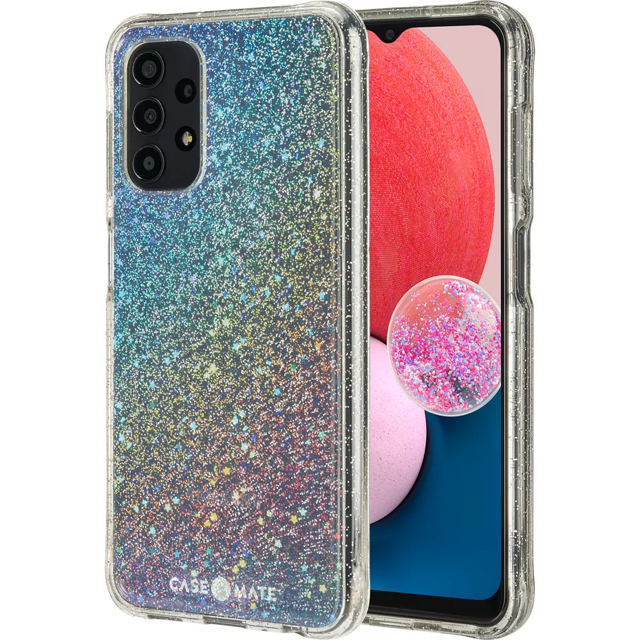 Case-Mate Sheer Stardust Case for Galaxy A13 - Clear | Verizon