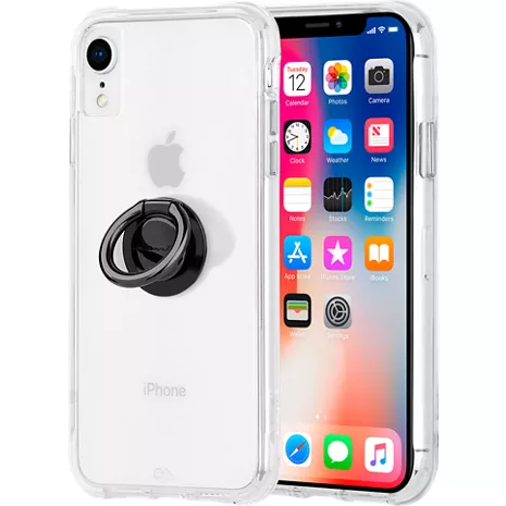 Case-Mate Tough Clear & Black Ring Bundle for iPhone XR