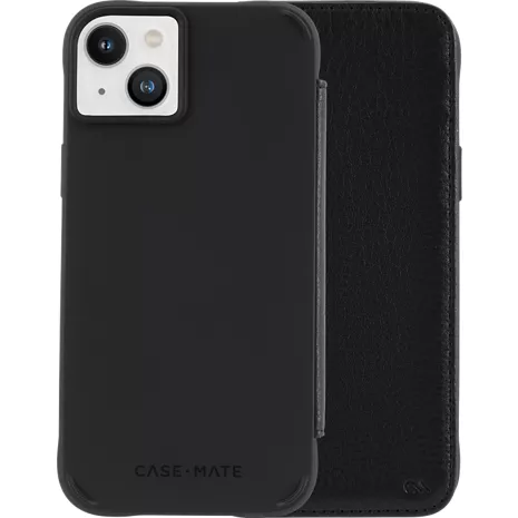 Case-Mate Wallet Folio Case with MagSafe for iPhone 14 Plus Black image 1 of 1 