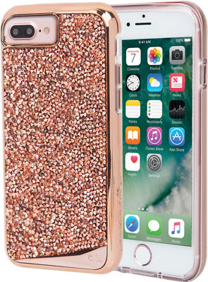 Brilliance Tough Case for iPhone 8 Plus/7 Plus/6s Plus/6 Plus - Rose Gold