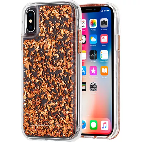 Case-Mate Karat Case for iPhone XS/X - Rose Gold