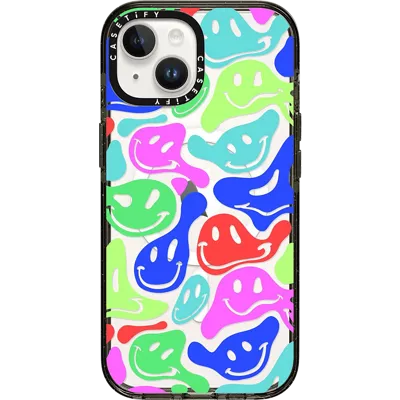 CASETiFY Impact Case with MagSafe for iPhone 15 - Acid Smiles Multicolor Acid Smiles Multicolor image 1