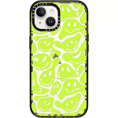 CASETiFY Impact Case with MagSafe for iPhone 15 - Acid Smiles