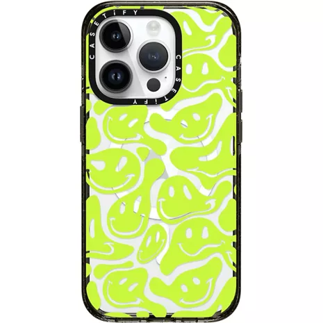 CASETiFY Funda Impact con MagSafe para el iPhone 15 Pro - Acid Smiles