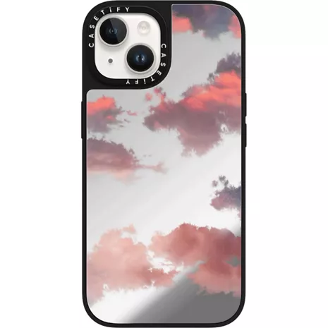 CASETiFY Funda Mirror con MagSafe para el iPhone 15 - Clouds