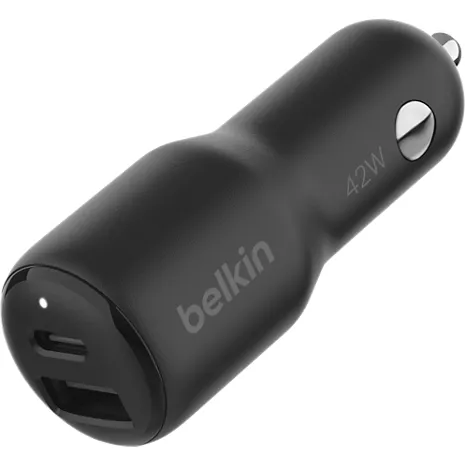 Belkin Cargador para auto BoostCharge Dual de 42 W