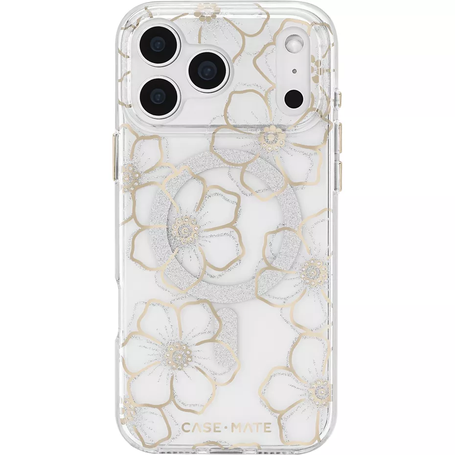 Case-Mate Floral Gems Case with MagSafe for iPhone 17 Pro Max - Gold | Verizon