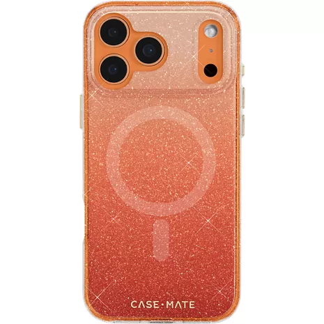 Case-Mate Twinkle Twilight Orange Ombre Case with MagSafe for iPhone 17 Pro Max