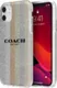 Carcasa protectora Coach para el iPhone 11 - Glitter Americana Neutral Silver Glitter/Multicolor