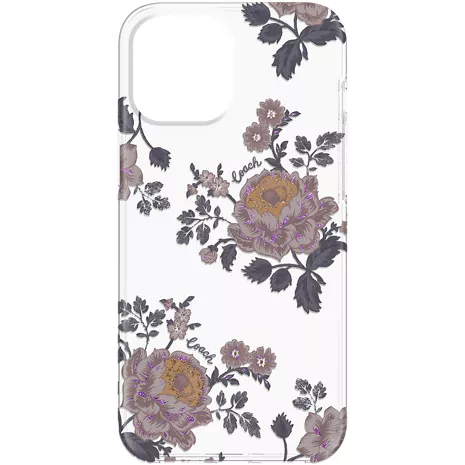 Coach Protective Case for iPhone 12 Pro Max - Moody Floral Clear undefined image 1 of 1 