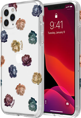 Coach Protective Case for iPhone 11 Pro Max Dreamy Peony Clear