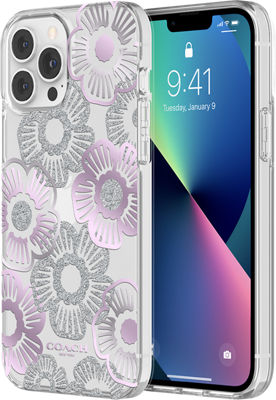 Protective Case for iPhone 13 Pro Max/12 Pro Max - Tea Rose Ice Purple