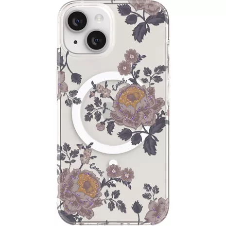 Coach Protective Case with MagSafe for iPhone 14 and iPhone 13 - Moody Floral