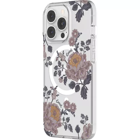 Coach Funda dura con MagSafe para el iPhone 13 Pro - Moody Floral Transparente imagen 1 de 1