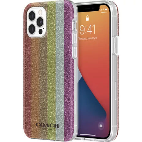 Coach Protective Hardshell Pride Case for iPhone 12/iPhone 12 Pro