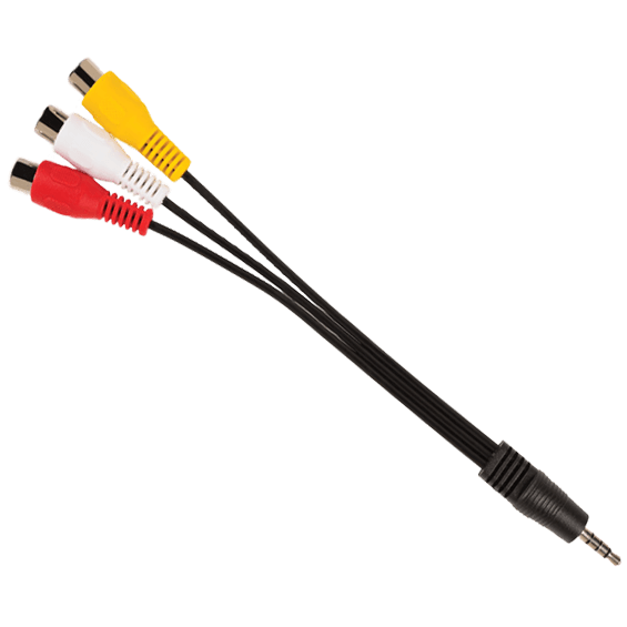 Picture of the Composite Cable Adapter laying out straight.