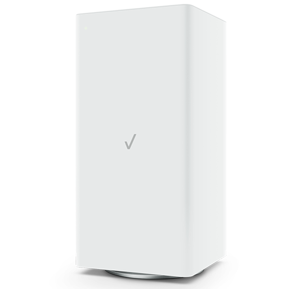 Front angle view of Verizon Router.