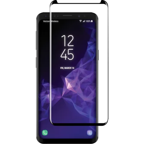 Verizon Curved Tempered Glass Screen Protector for Galaxy S9