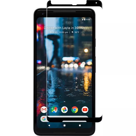 Verizon Funda de pantalla de vidrio templado curvo para el Pixel 2 XL​​ 