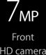 7 megapixel front HD camera