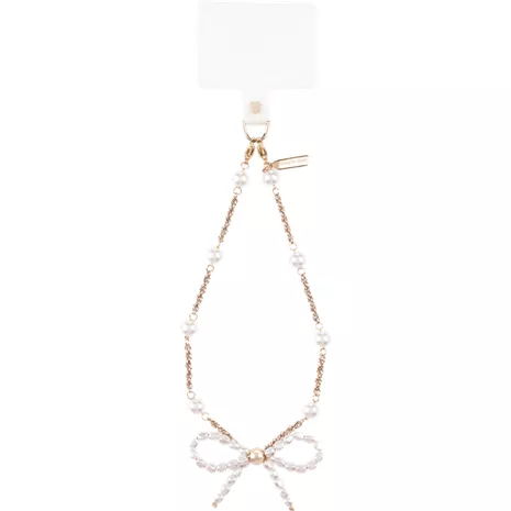 Elizabeth James Pearl Bow Phone Charm