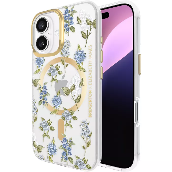 Bridgerton x Elizabeth James Case with MagSafe for iPhone 16 - Blooming Waltz | Verizon