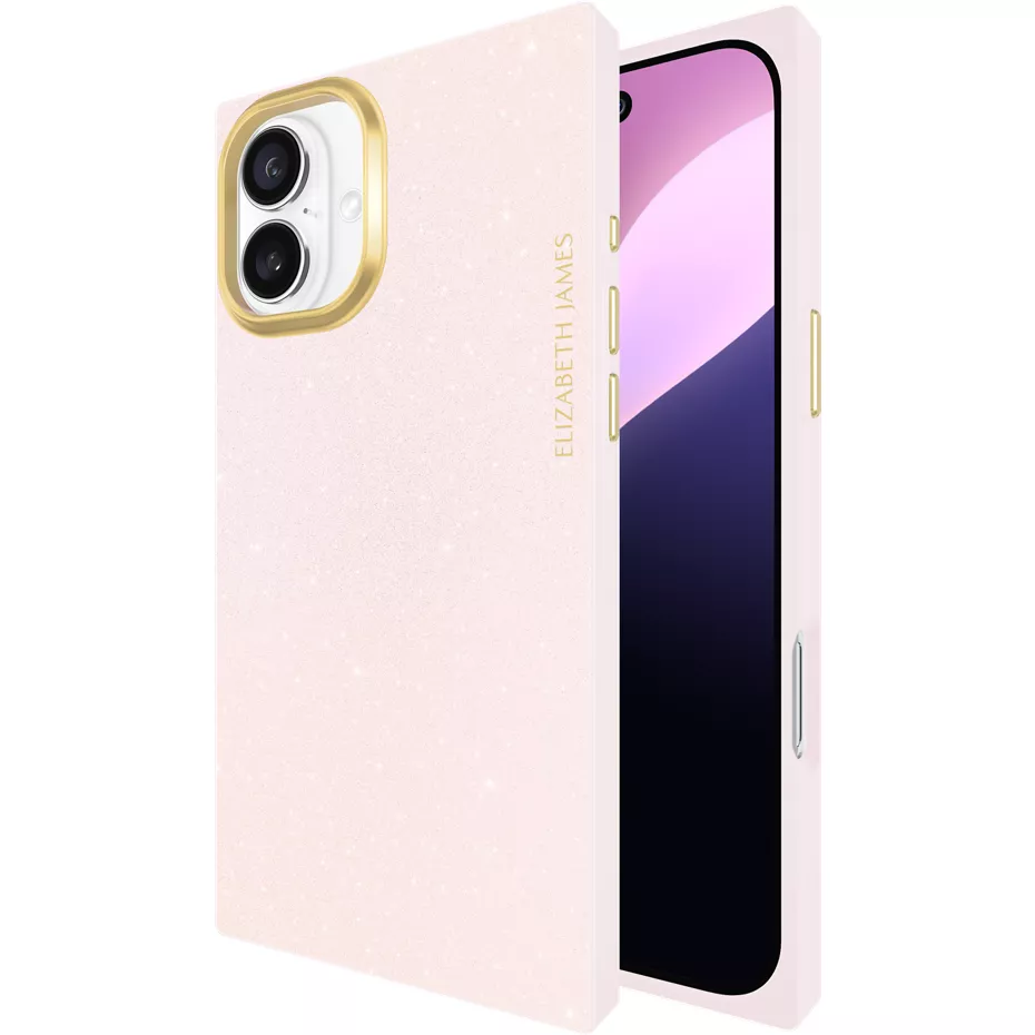 Elizabeth James BLOX Case with MagSafe for iPhone 16 Plus - Blush Glitter | Verizon