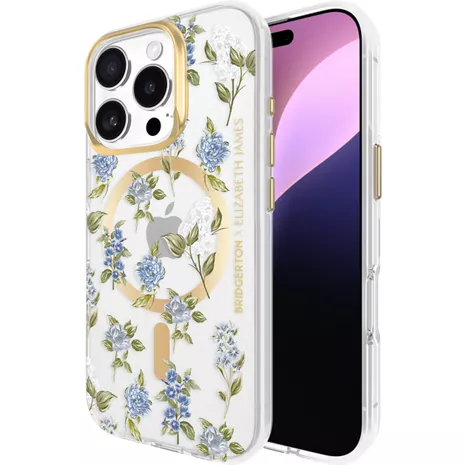 Bridgerton x Elizabeth James Case with MagSafe for iPhone 16 Pro - Blooming Waltz