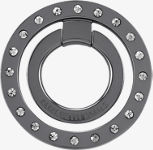 Magnetic Ring Stand - Gunmetal Crystal