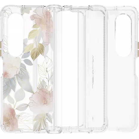 Estuche Elizabeth James para el Galaxy Z Fold4 - Blooms in Bordeaux Estampada imagen 1 de 1