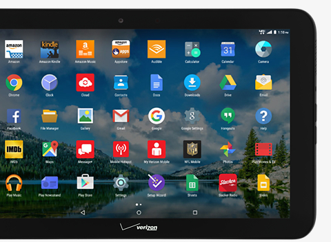 What are some Verizon tablets with Windows 8?
