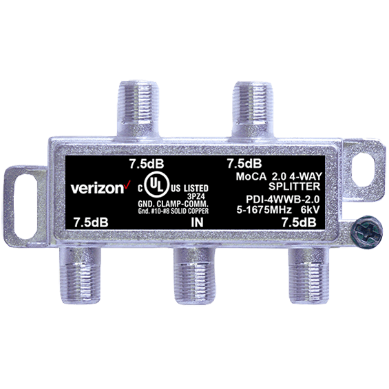 4-Way Coax Splitter