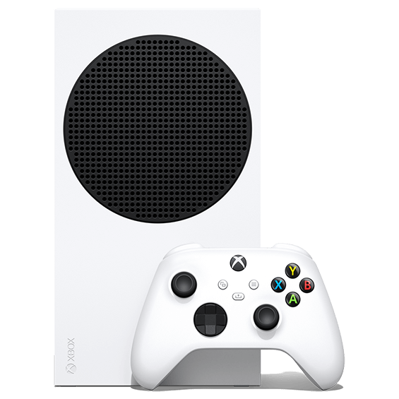 Front product photo of Xbox Series S Console