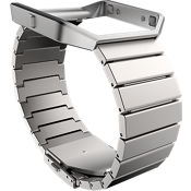 Metal Links Accessory Band with Frame for Blaze - Silver, Standard