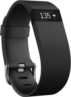 Fitbit Charge HR Heart Rate and Activity Wristband - Black Small