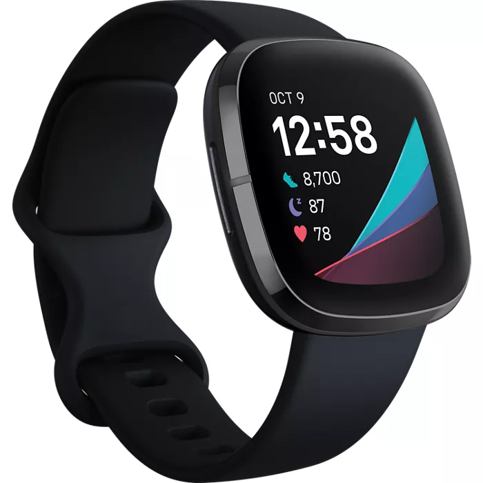 Fitbit Sense - Carbon/Graphite Stainless Steel | Verizon