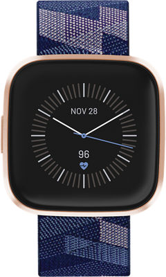 Navy and pink fitbit versa 2 new arrivals