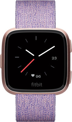 fitbit versa lavender woven band