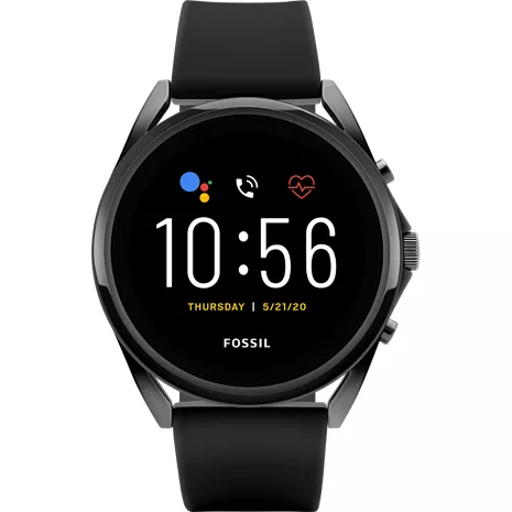 Fossil Gen 5 LTE Smartwatch Black Silicone image 1 of 1 