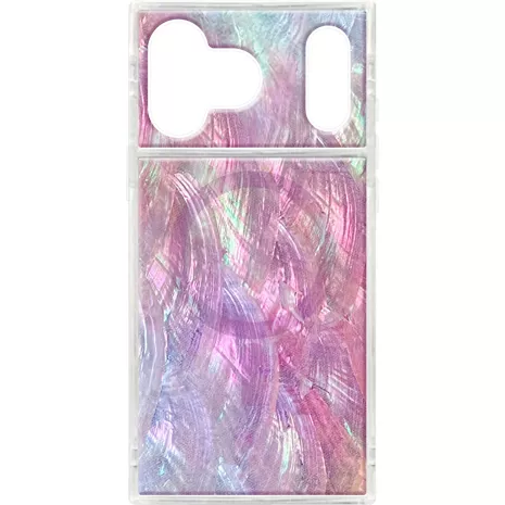 FLAUNT Square Case with MagSafe for iPhone 17 Pro Max - Pink Mother of Pearl