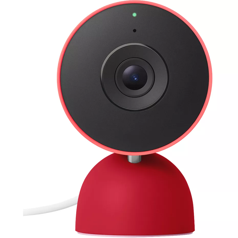 Google Nest Cam Indoor (Wired, 3rd Gen) - Berry | Verizon
